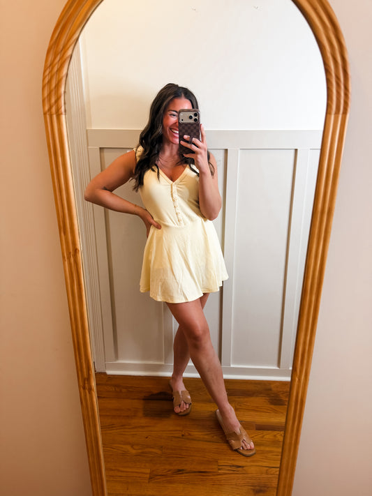 Butter Rib Knit Dress Romper