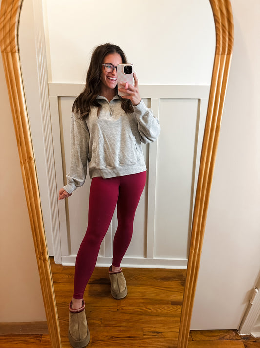 Pomegranate V-Waist Buttery Soft Legging