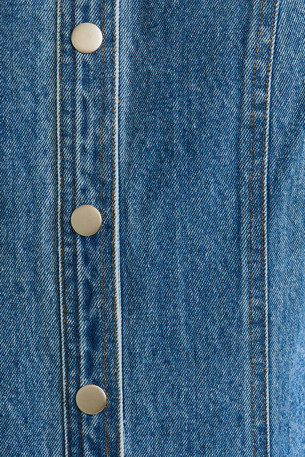 Mae Button Down Denim Dress