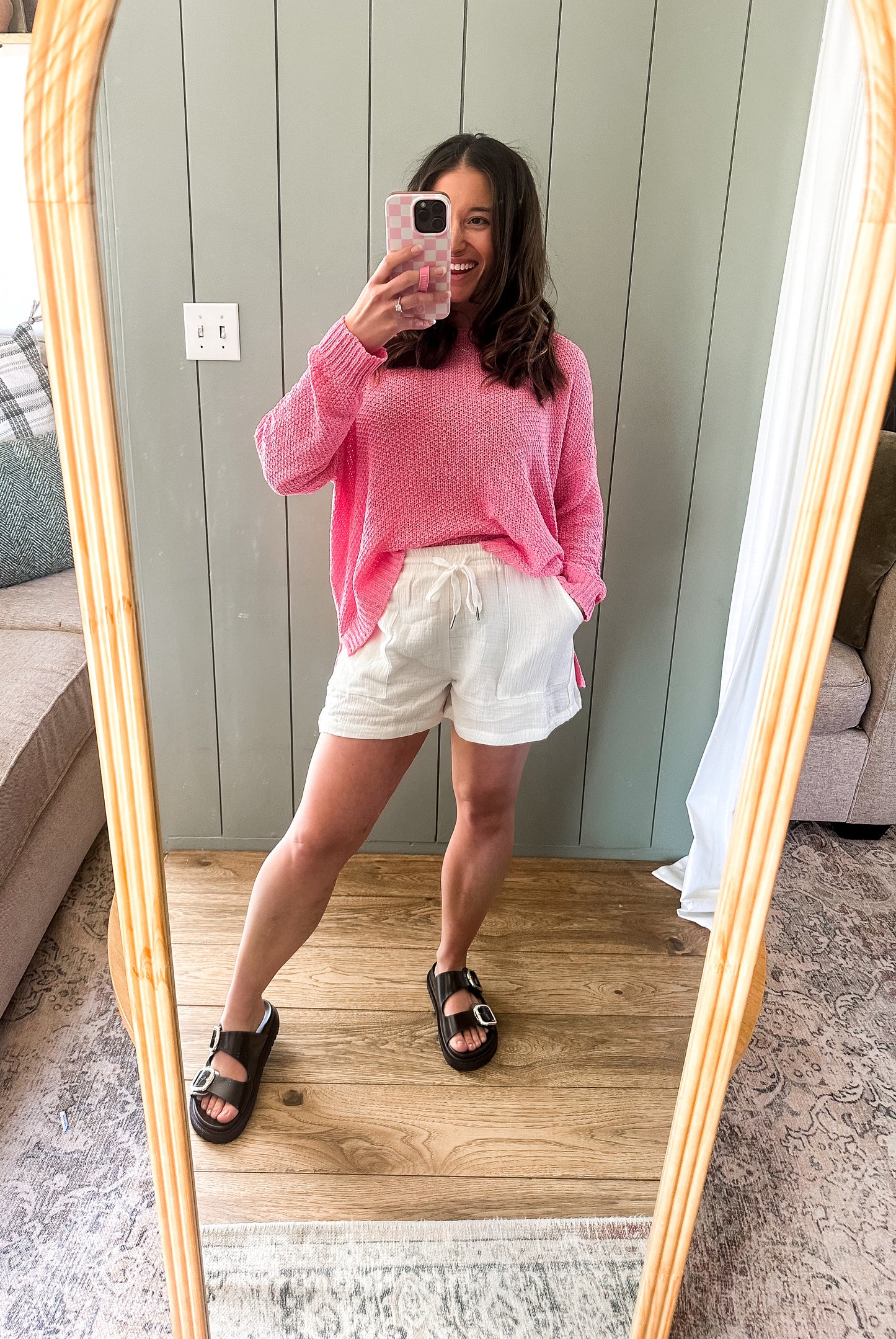 Pink Relaxed Fit Sweater