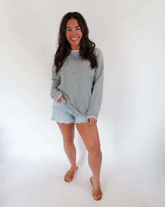 Mica High Rise Short Raw Hem