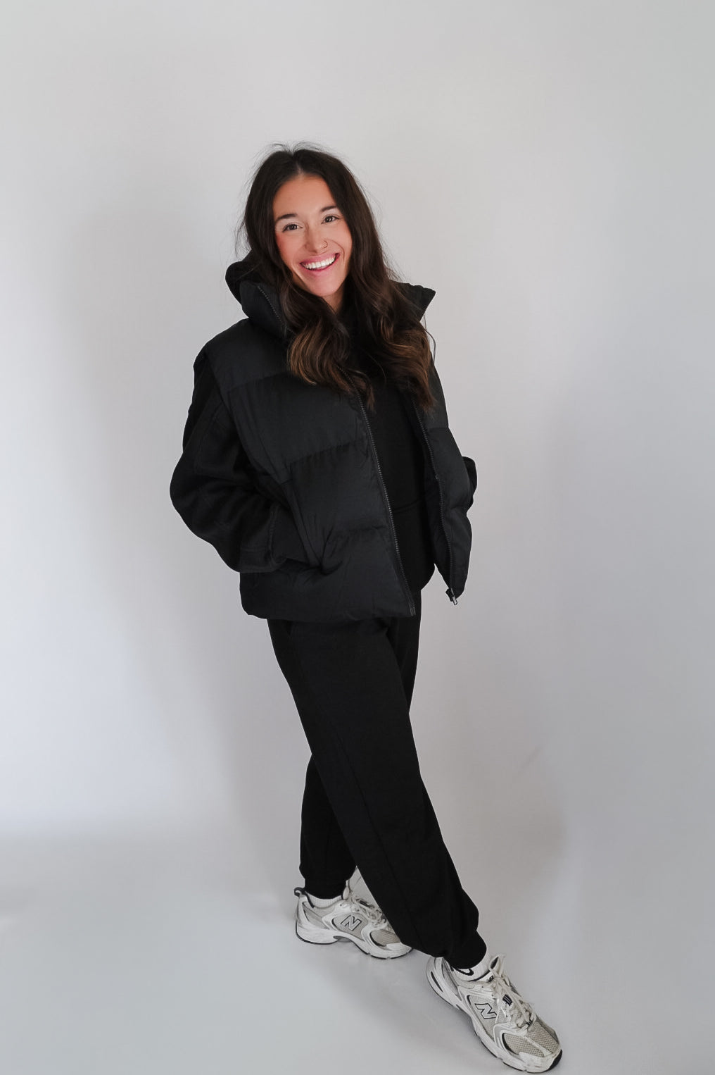 Black Puffer Vest