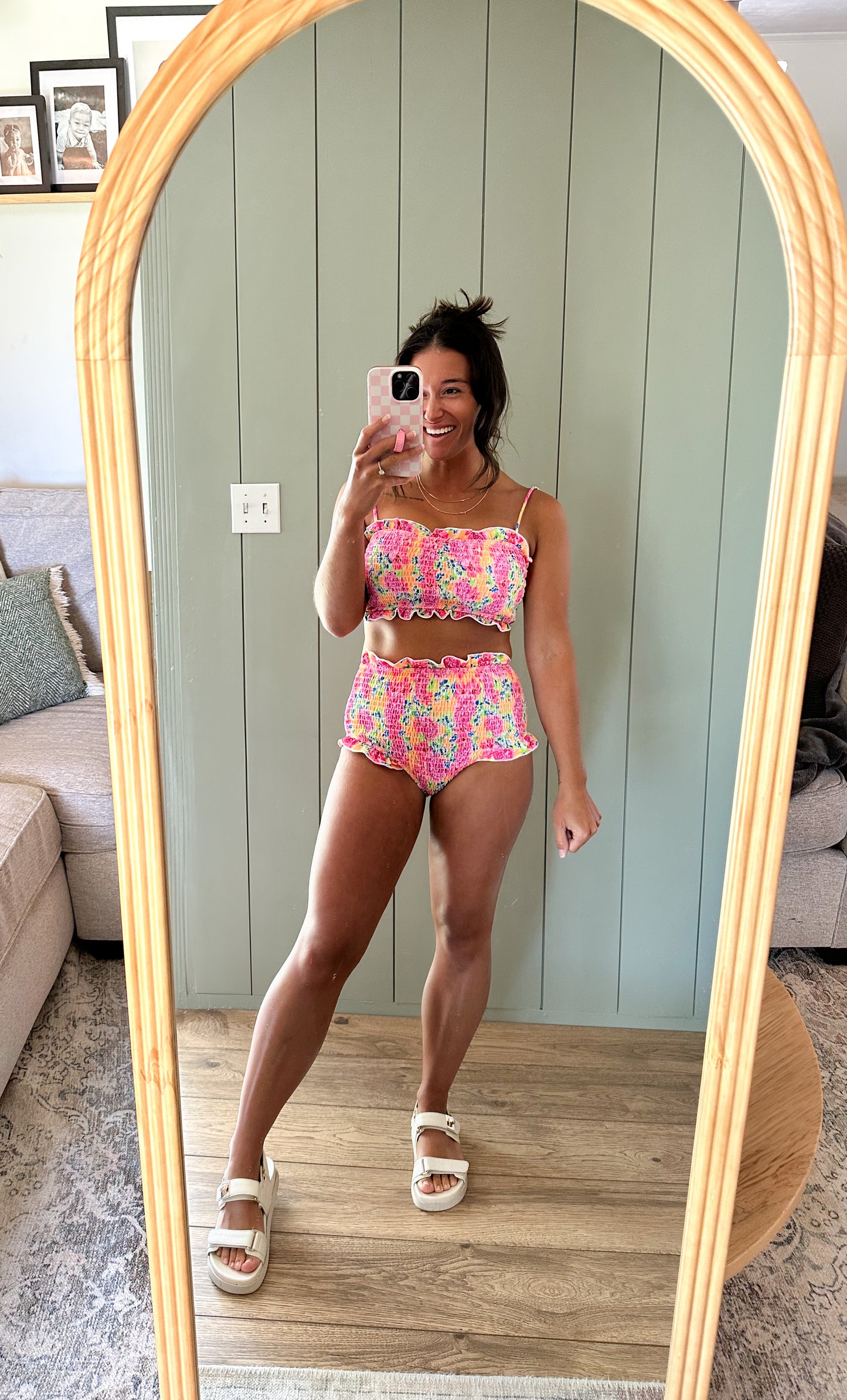 Ready to ship- AMALFI BLOOMS SWIM SET