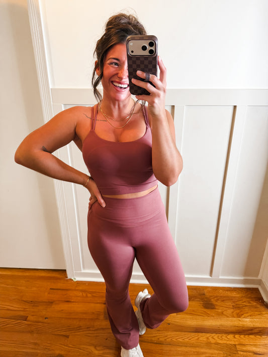 Venice Cloud Light Criss-Cross Sports Bra