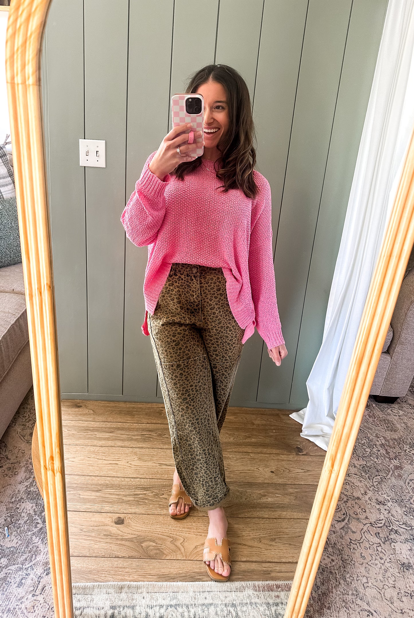 Pink Relaxed Fit Sweater
