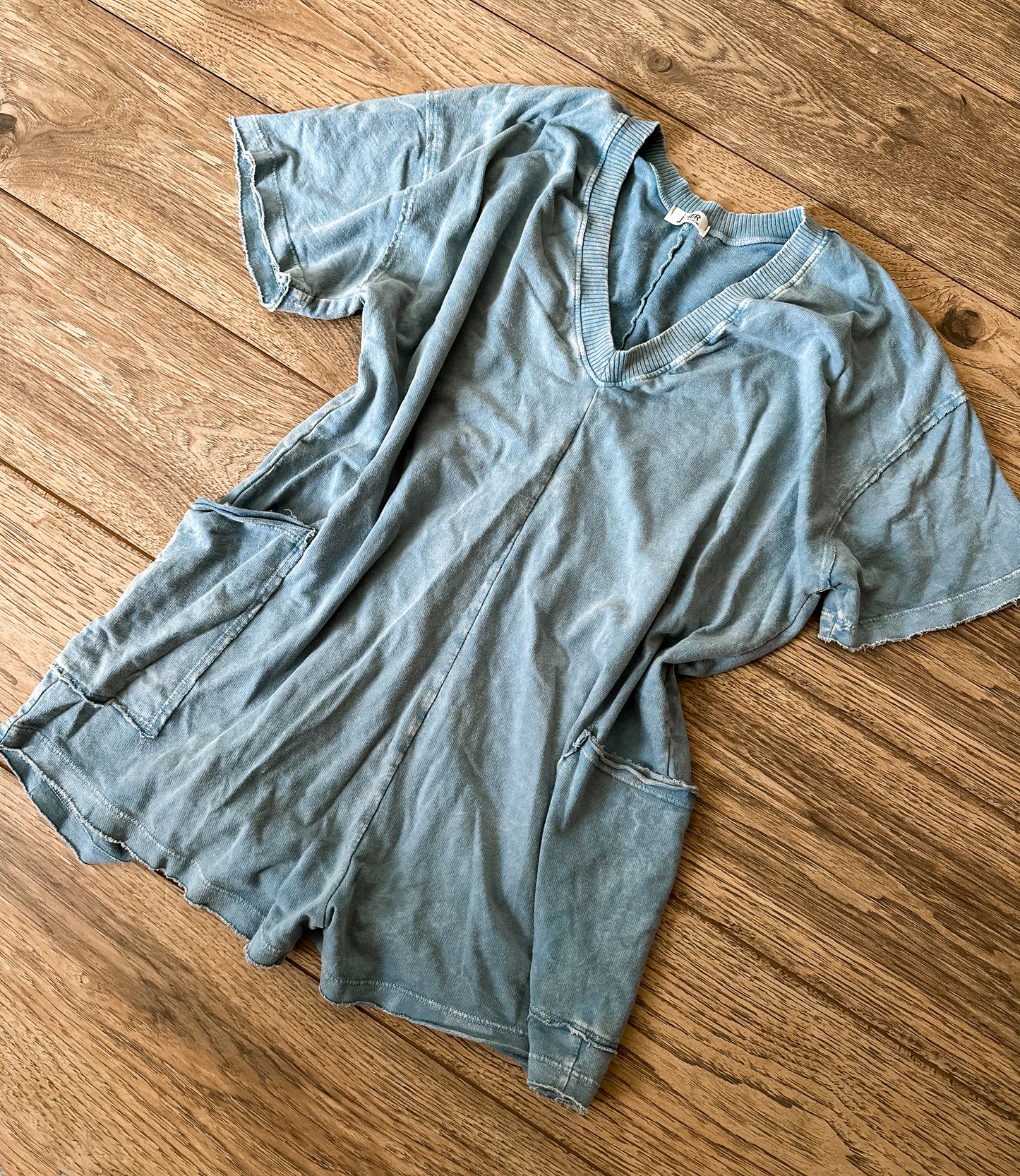 Evie Mineral Washed Romper