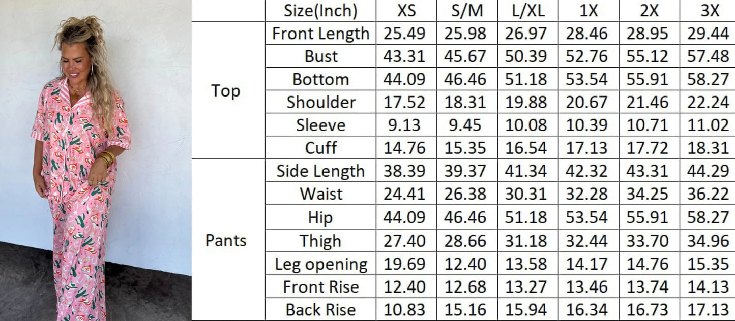 Ready to ship to me pre-order BOO-JEE LUXE PJ SET