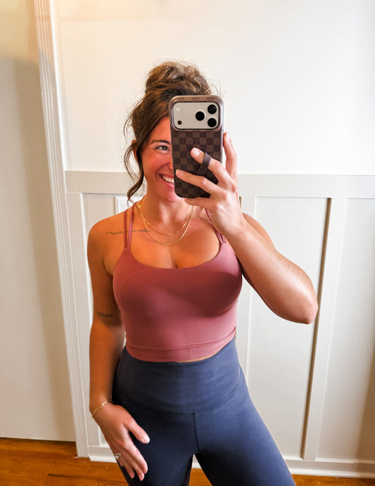 Venice Cloud Light Criss-Cross Sports Bra