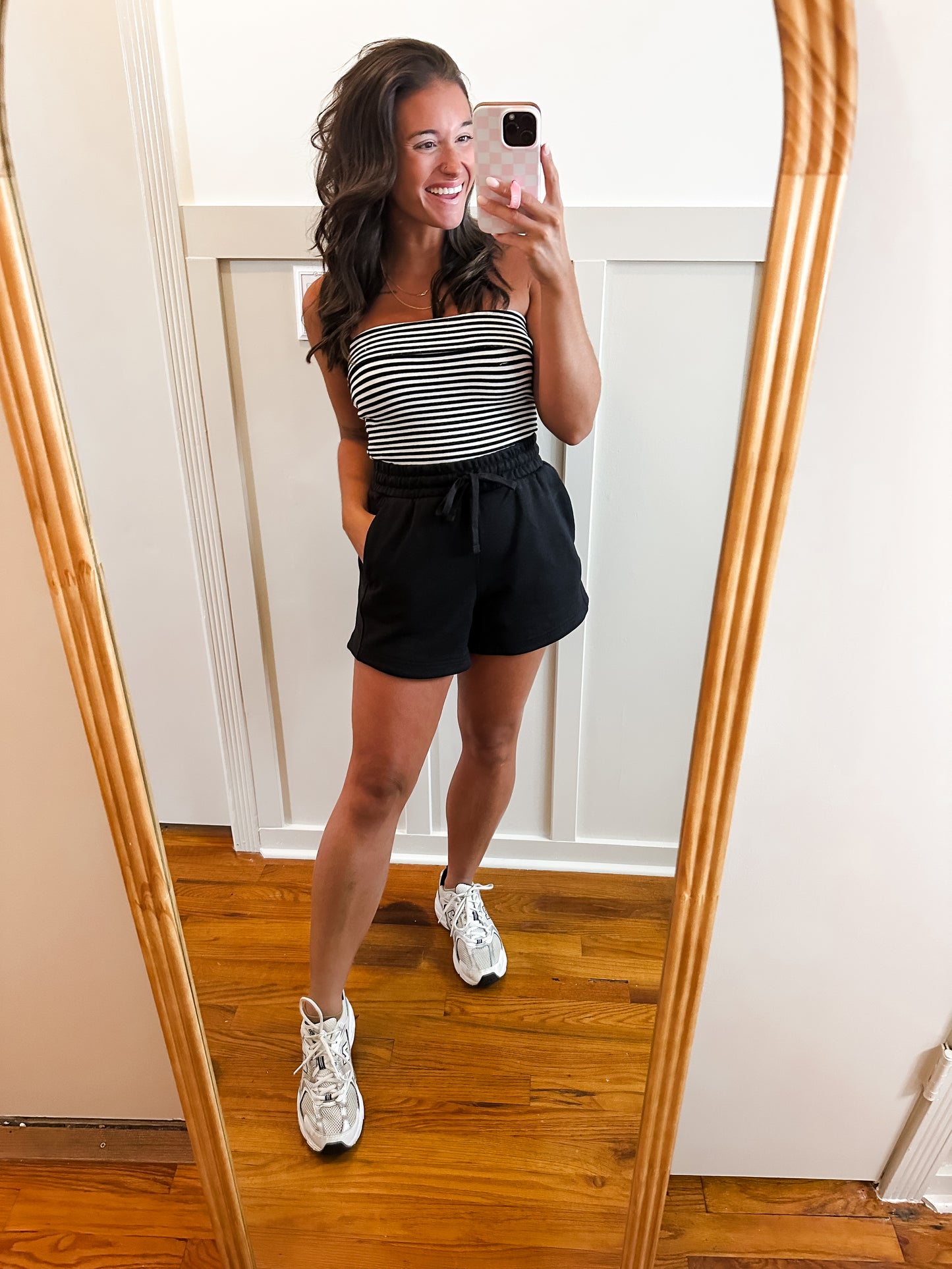 Black Reese French Terry Shorts