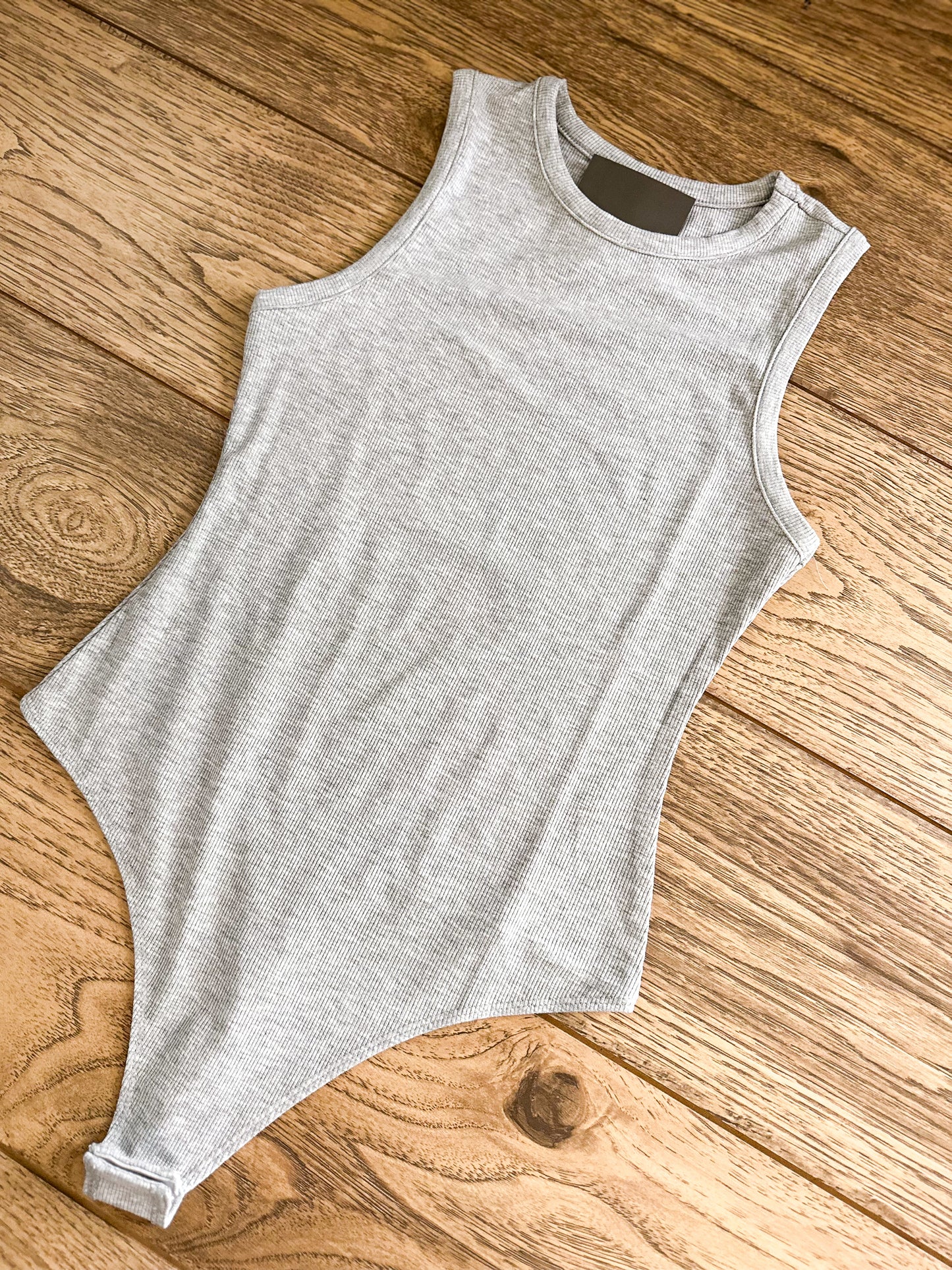 Round Neck Sleeveless Bodysuit