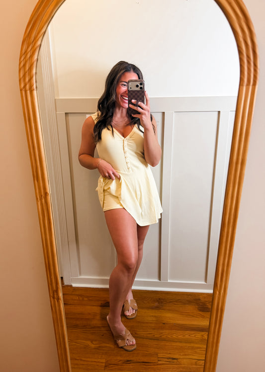 Butter Rib Knit Dress Romper