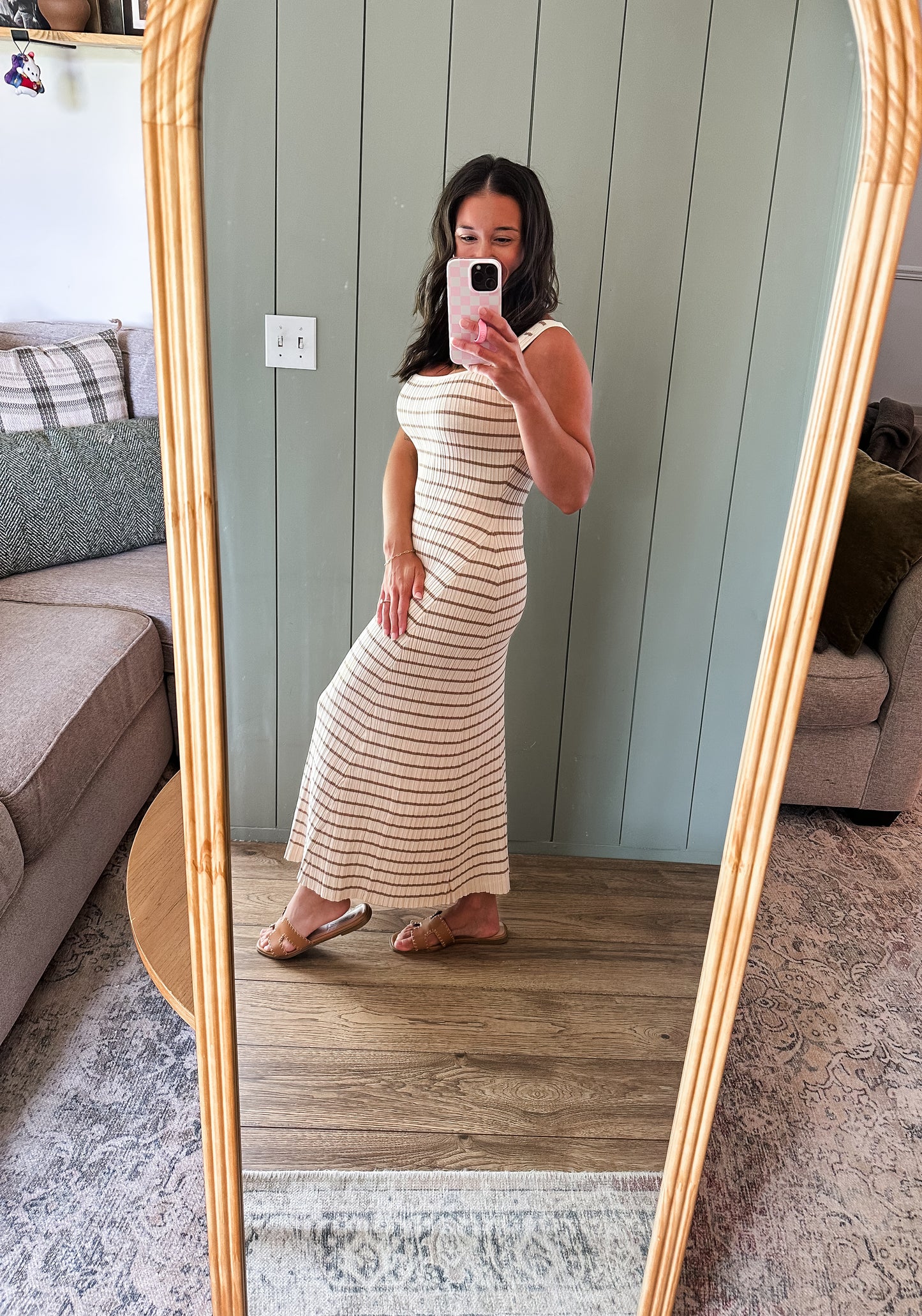 Lanny Rib Knit Midi Dress