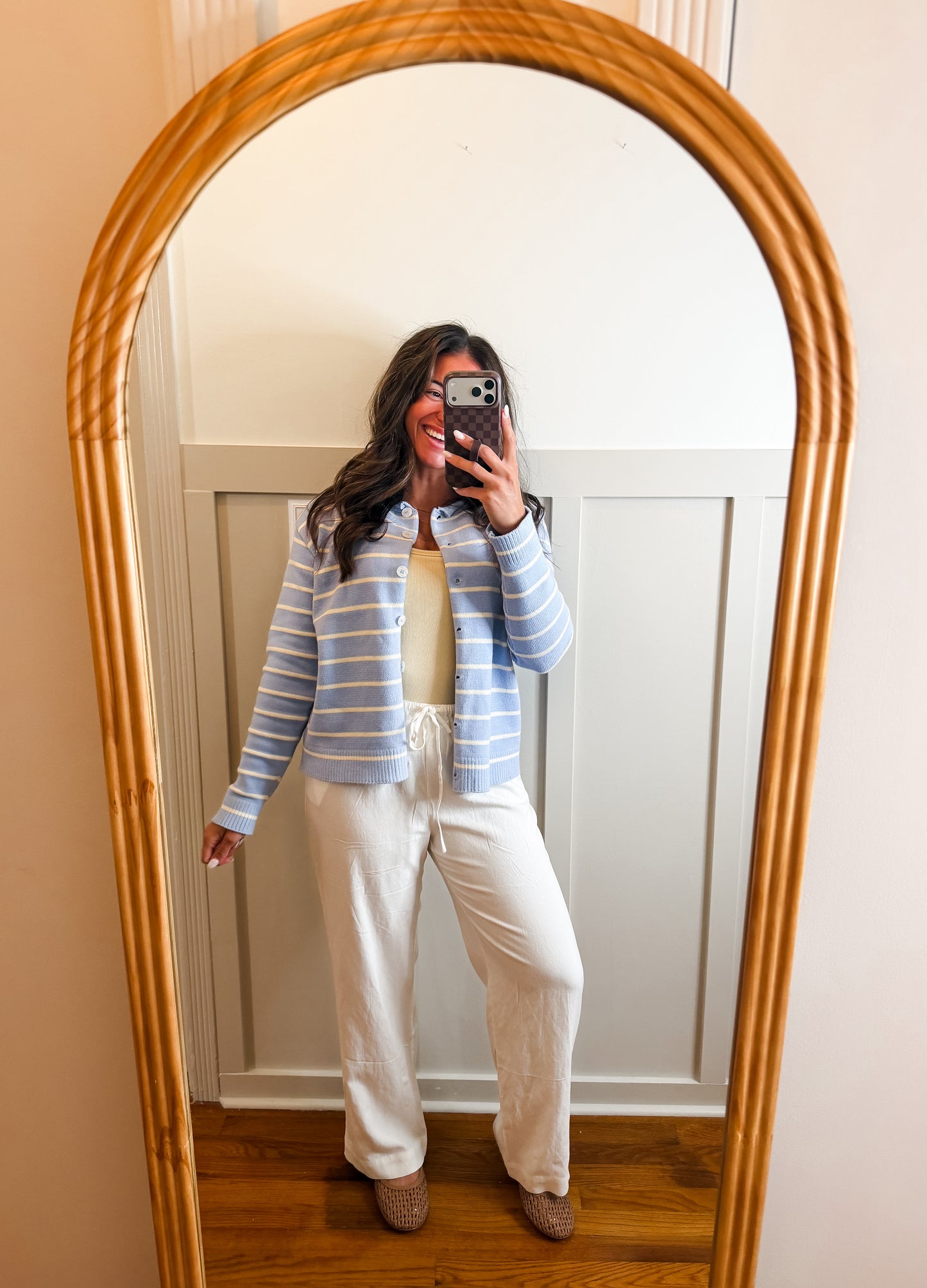 Sky Striped Cardigan