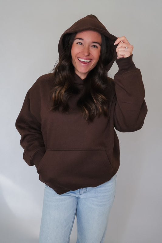 Espresso Oversized Hoodie