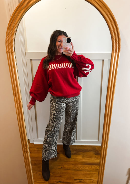Red Ho! Ho! Ho! Merry Christmas Sweater