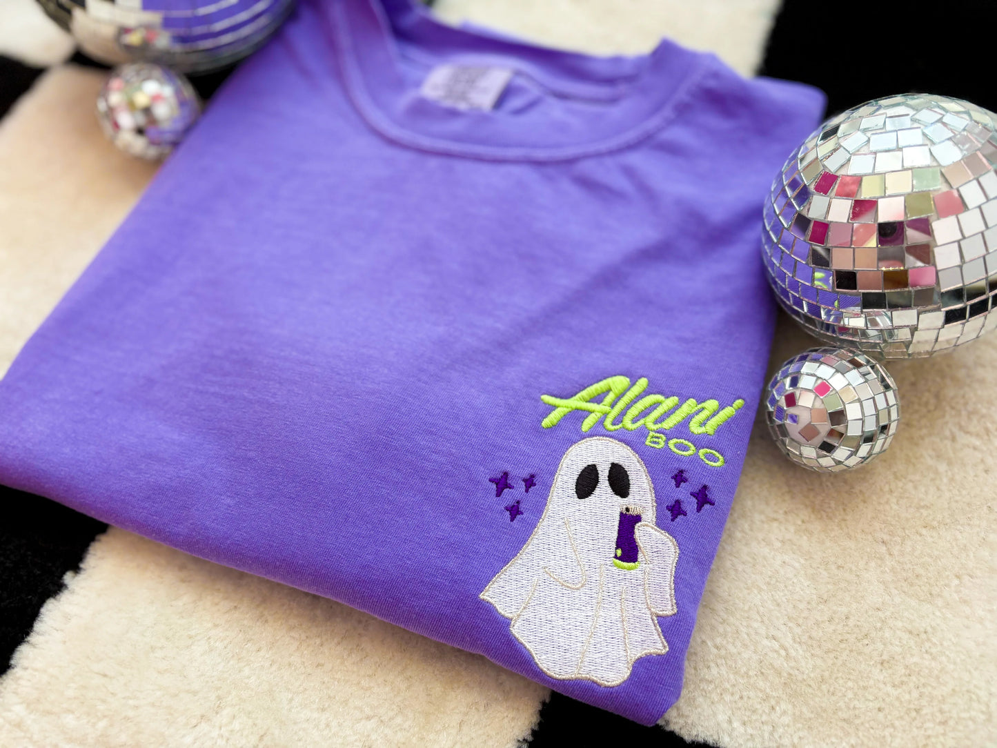Energy Drink Boo Embroidered Tee