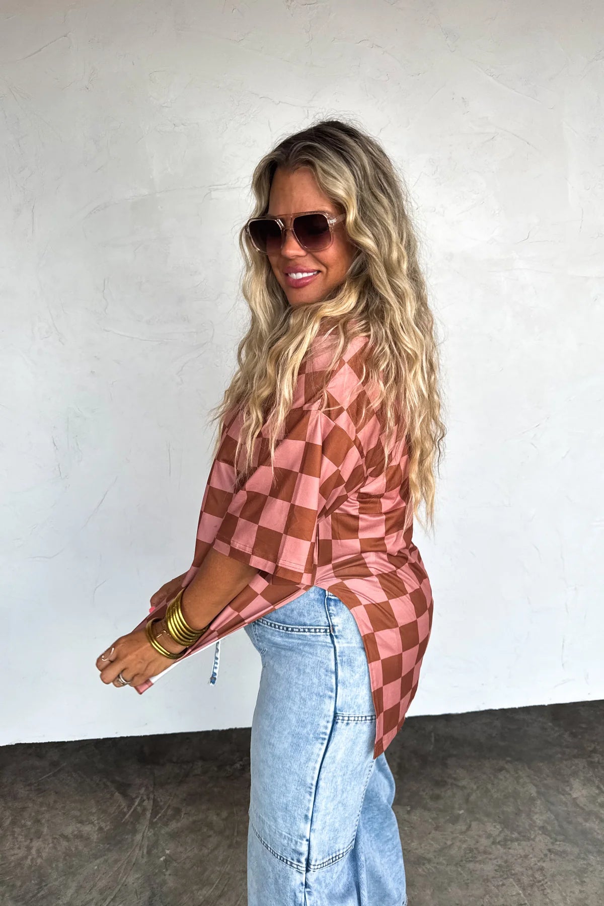 PREORDER- CHECK BABE SIDE SLIT TOP