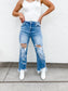 PREORDER- URBAN DISTRESSED CROP JEAN