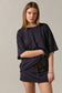 Saylor Short Sleeve Stripe Oversized Tee