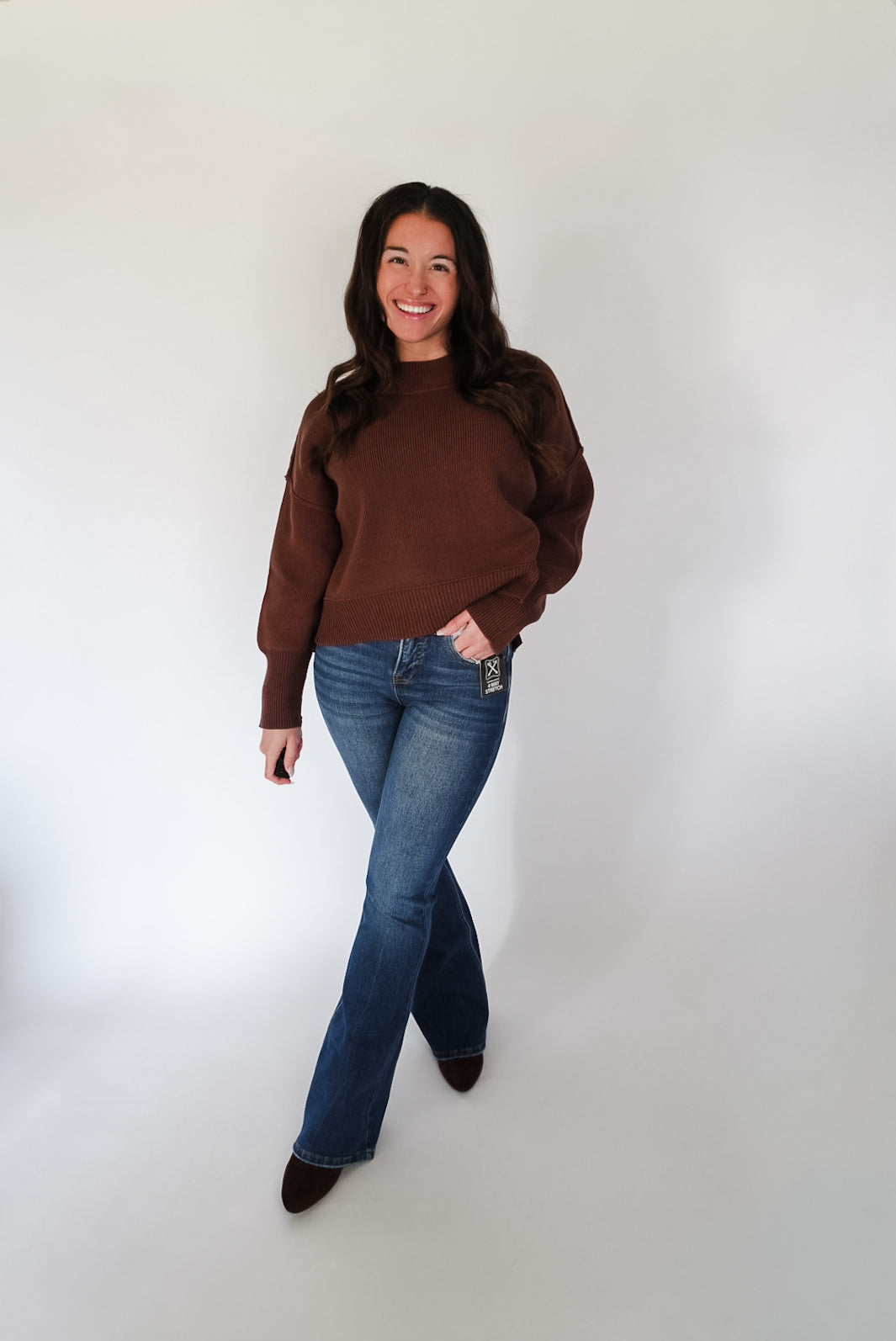Brown Knit Sweater