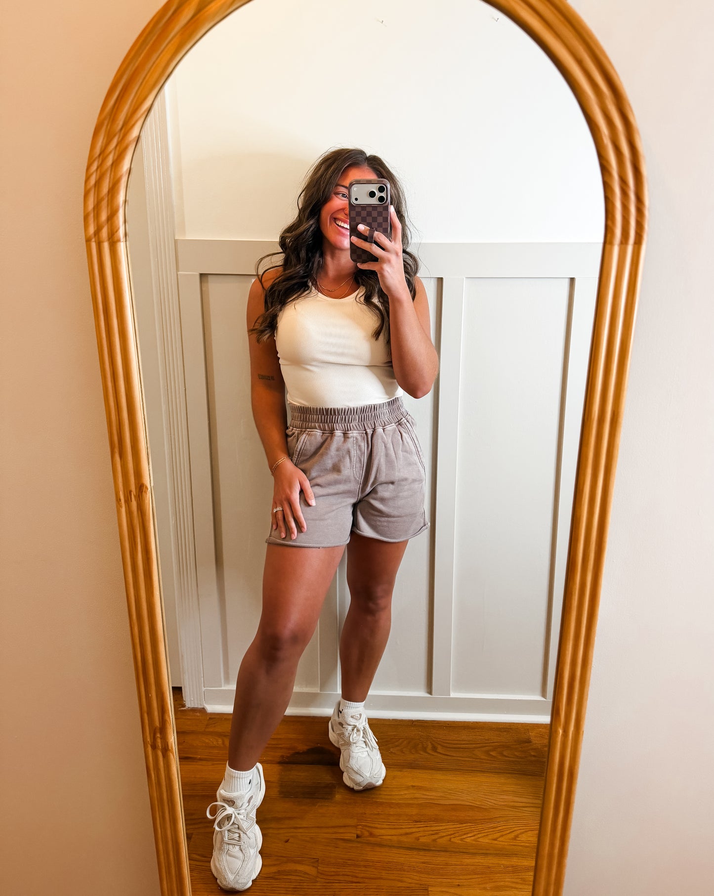 Mocha Mineral Washed Terry Short