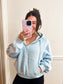 Snow Blue Quarter Zip