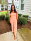 Nora Stripe Tube Top & Wide Leg Pants Set
