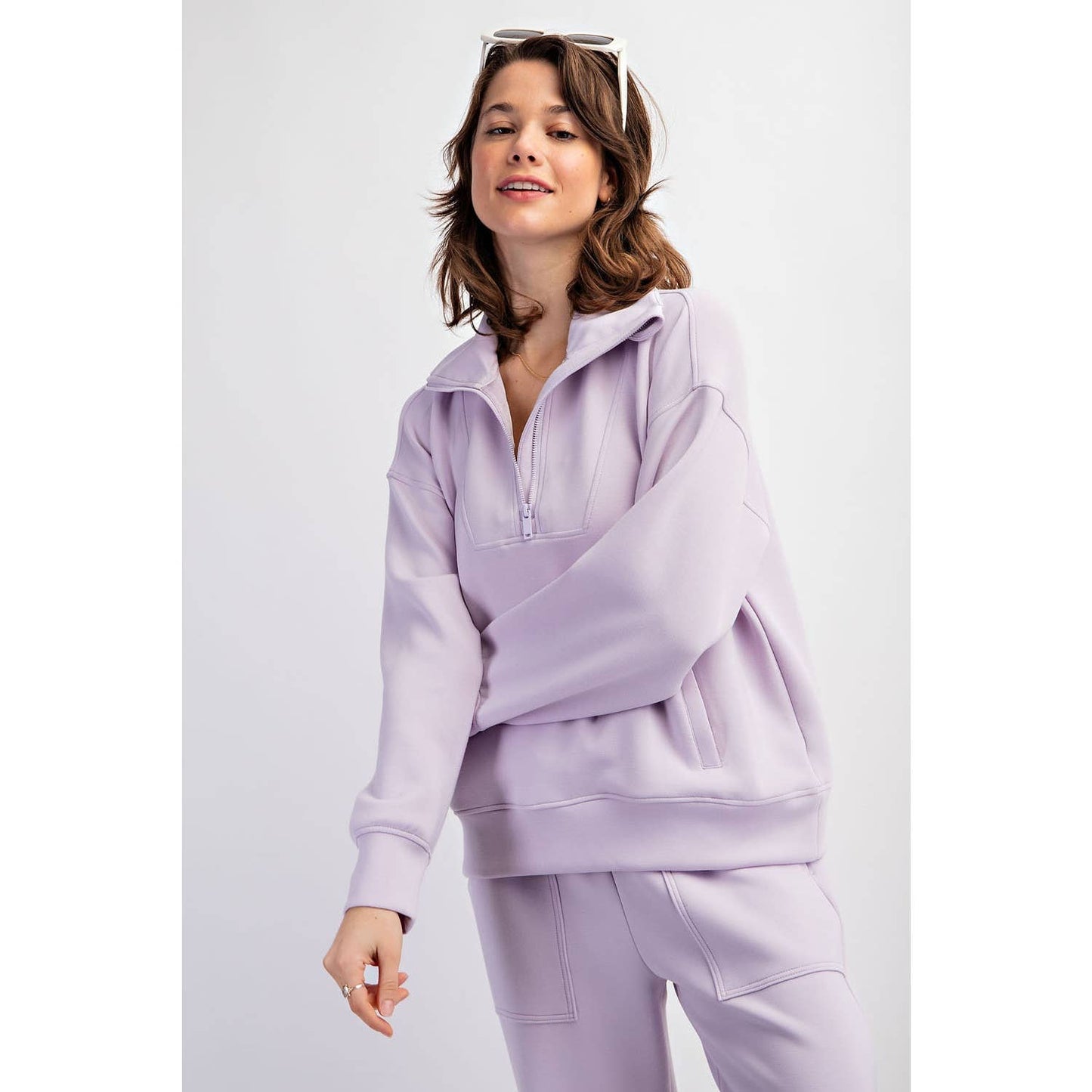 Laine Modal Scuba Quarter Zip