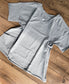 Plus Size Oversized Reversible V Neck Top