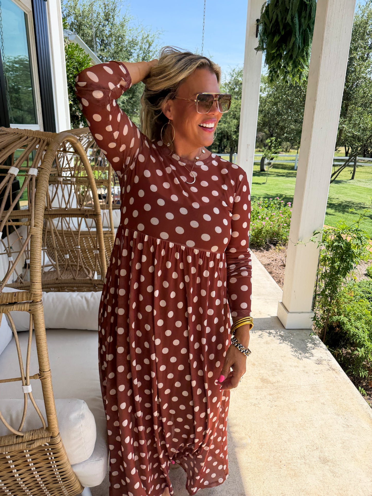 PREORDER- THE COUNTRYSIDE MESH DRESS