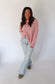 Polo Blue Mica High-Rise Wide leg Raw Hem