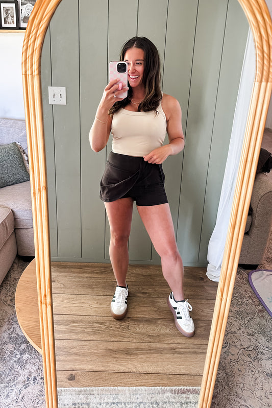 Tatum Active Skort Black