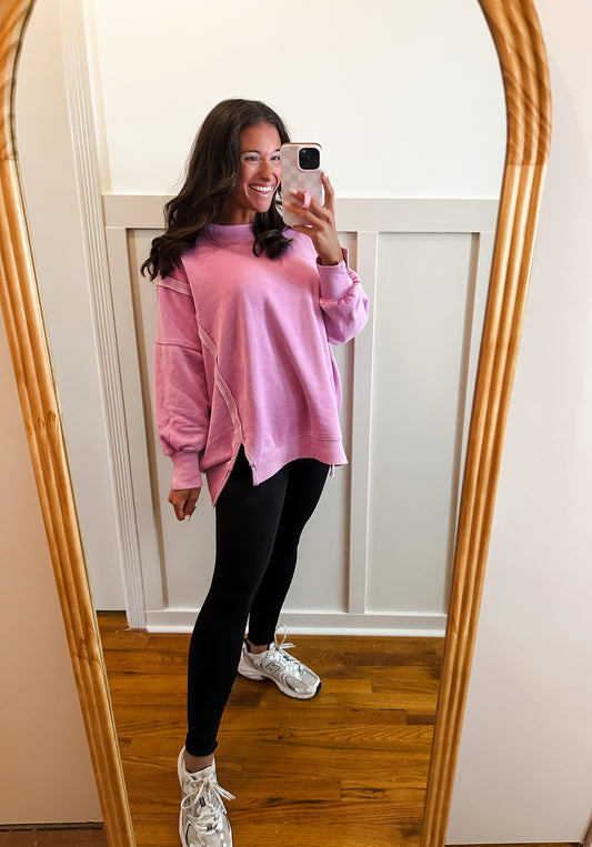 CANDY COLORS CLASSIC CREW PULLOVER