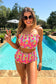 Ready to ship- AMALFI BLOOMS SWIM SET