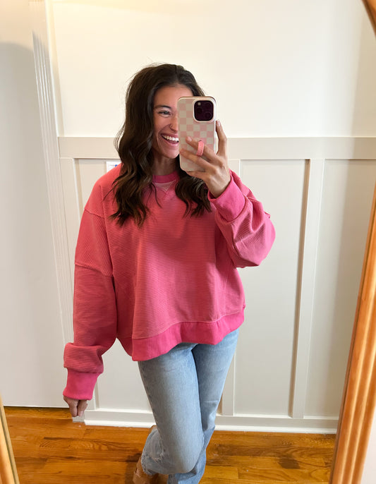 Stori Stripped Contrast Pullover