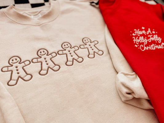 PRE-ORDER Holly Jolly Embroidered Crewneck