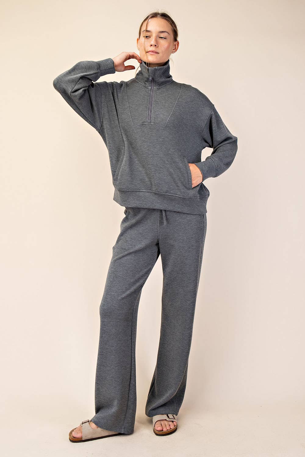 Laine Modal Scuba Quarter Zip