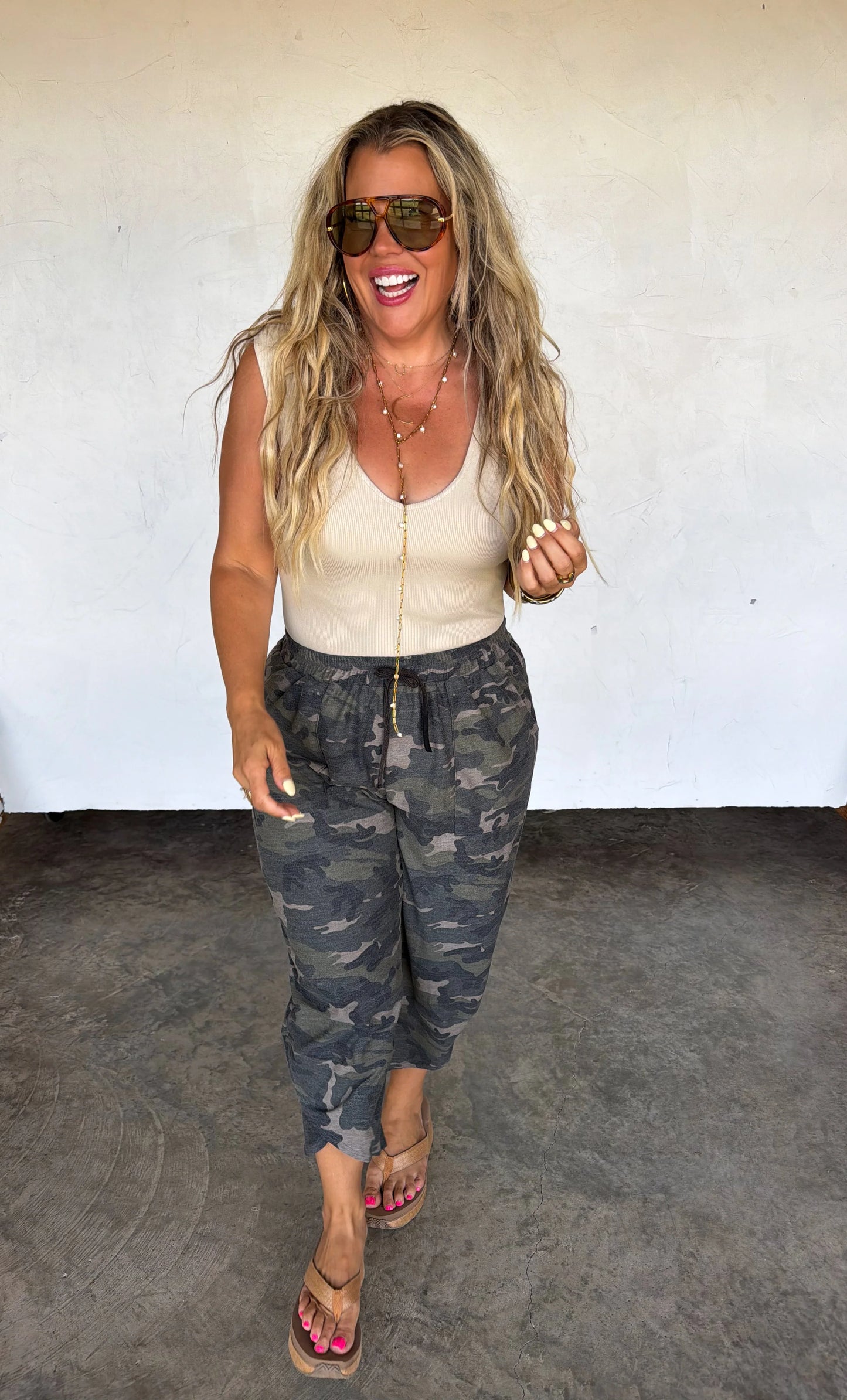 PREORDER- KEATON TERRY CAMO PANTS