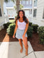 Lavender Haze V Neck Yoga Top
