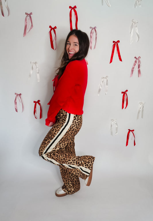 Animal Printed Butter Soft Straight Pant
