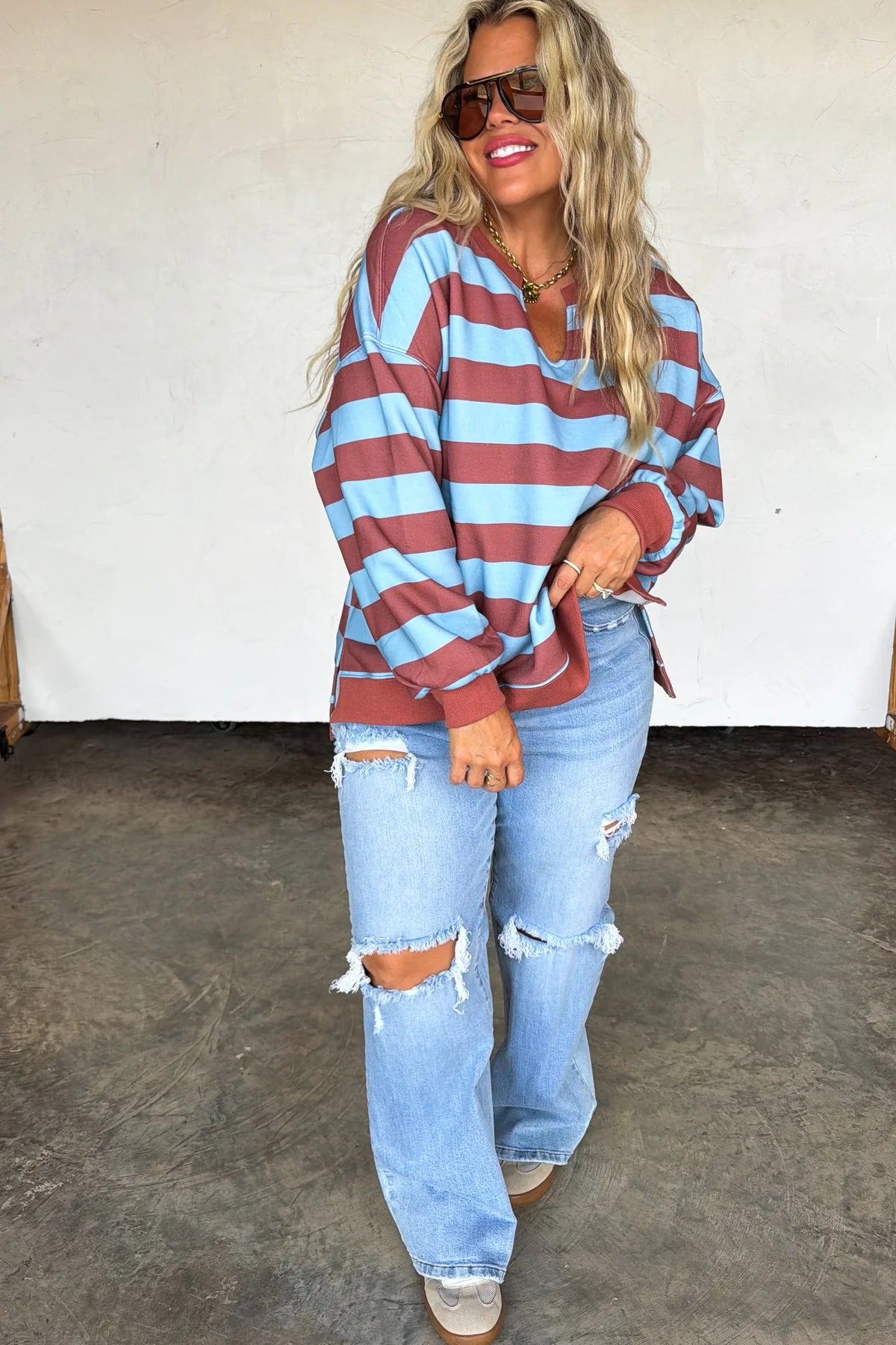 PREORDER- LIVED IN OVERSIZED PULLOVER