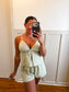 Mint Lace Cami & Short Set