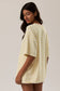 Saylor Short Sleeve Stripe Oversized Tee