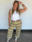 PREORDER- LILA STRIPE JOGGERS