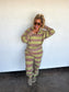 PREORDER- LILA STRIPE JOGGERS