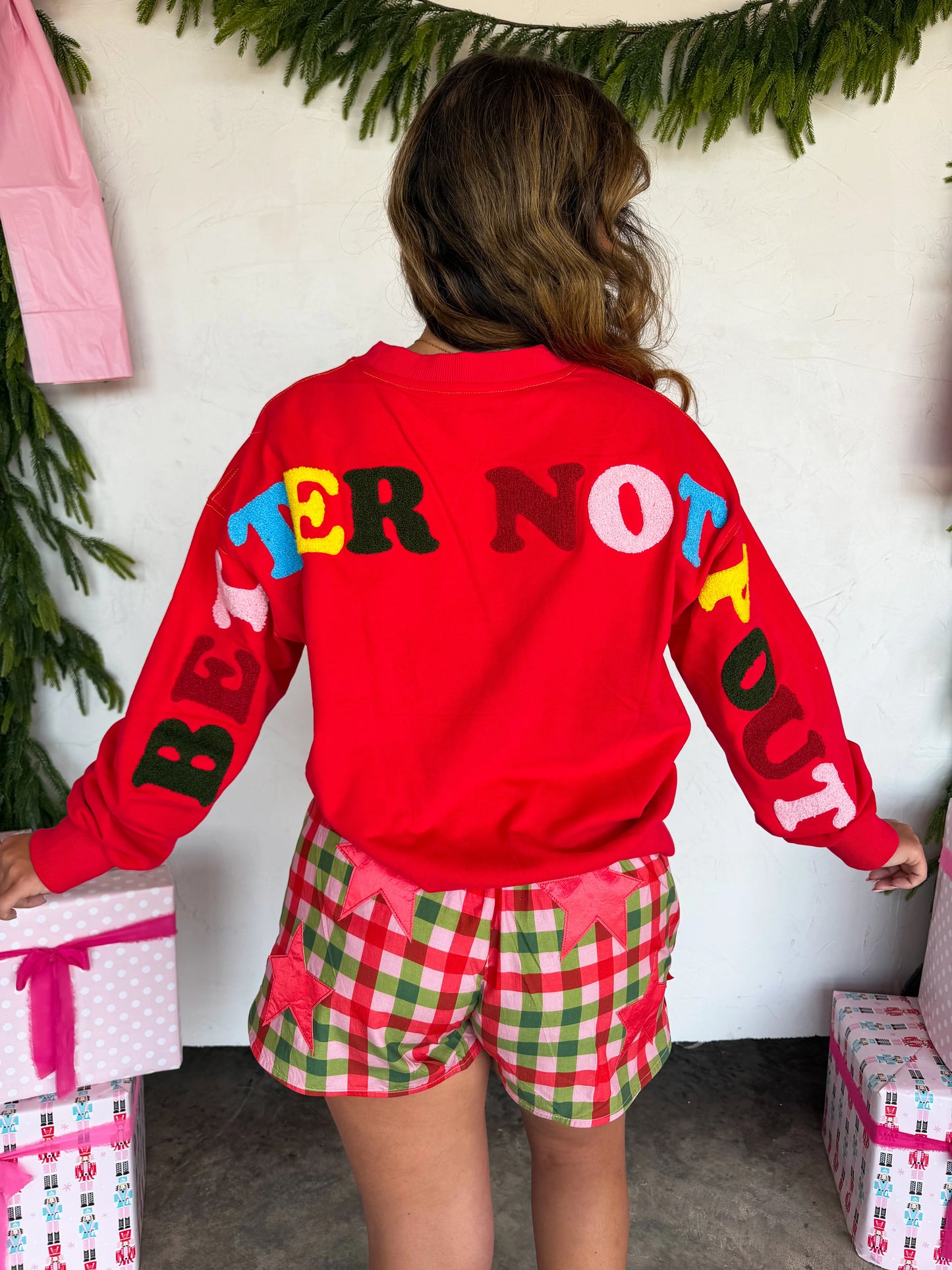 PREORDER- MERRY MESSAGE SWEATSHIRT