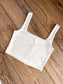 Cora Reversible Cropped Square Neck Tank