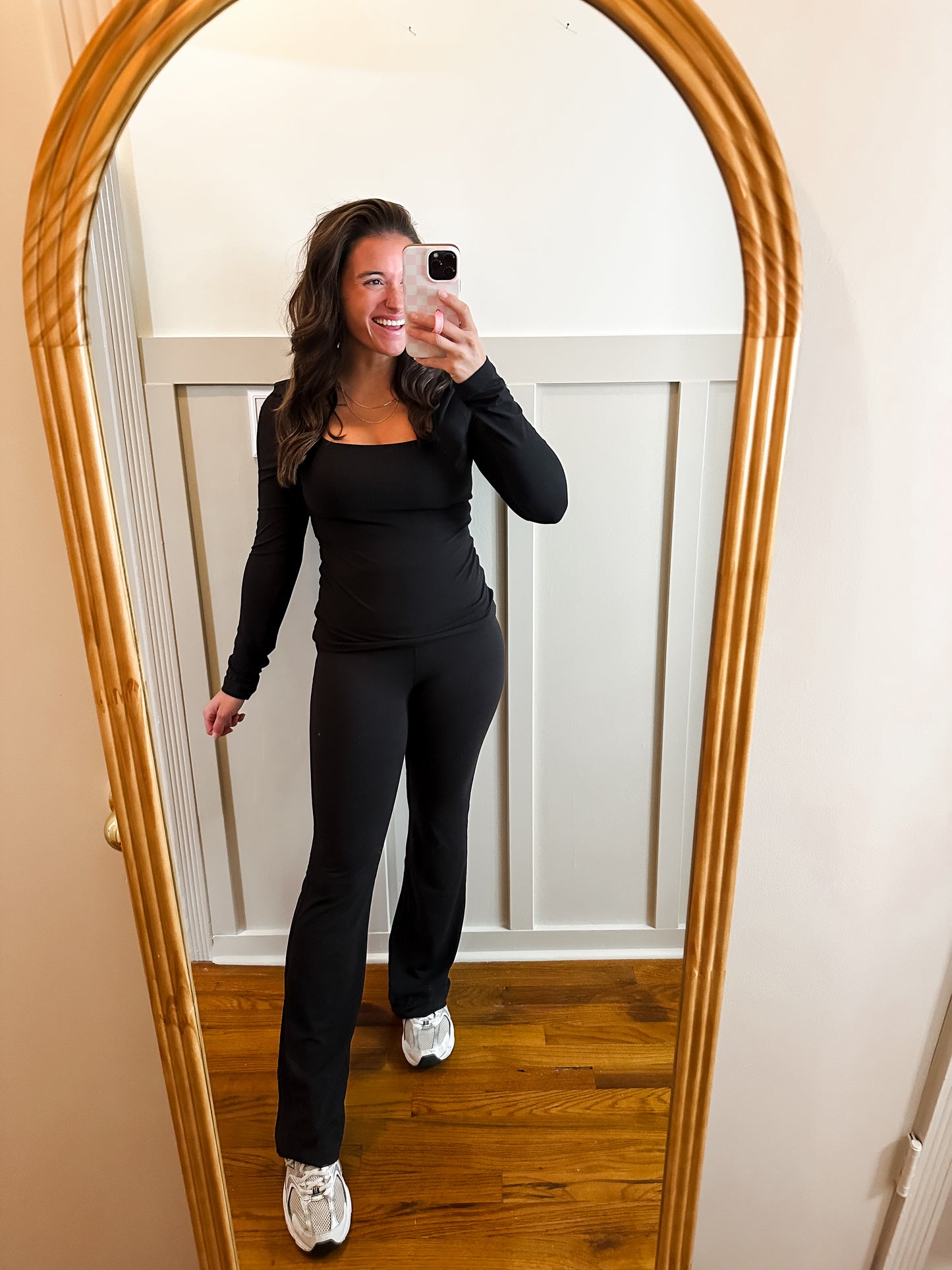 Buttery Soft Square Neck Long Sleeve Top