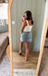 Cora Reversible Cropped Square Neck Tank