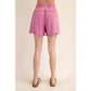 Strawberry Mineral Washed Terry Short